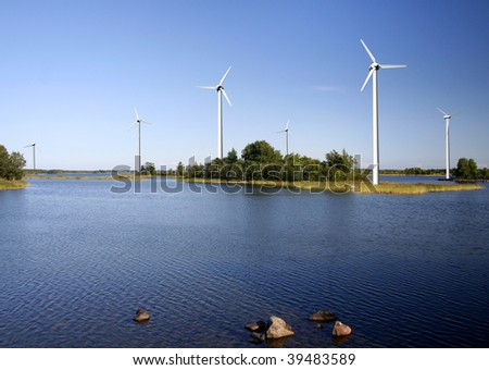 On-shore wind power farm