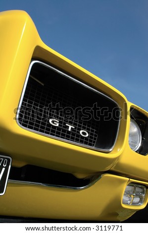 stock photo 1960's GTO muscle car