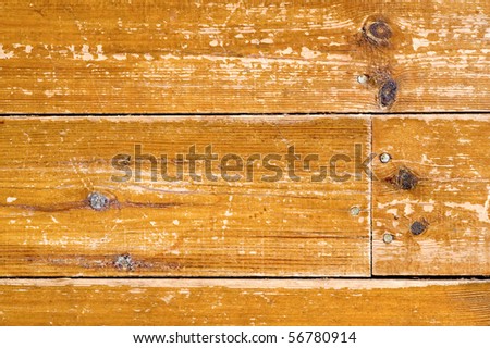 background of distressed wood panel flooring