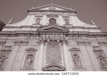 All Saints - St Peter and Paul Church; Krakow; Poland