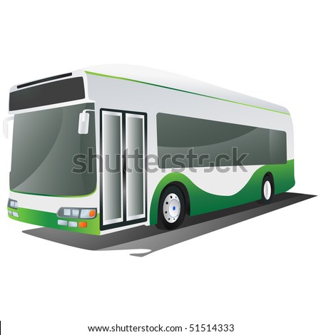 Bus Icon Isolated On White Stock Photo 51514333 : Shutterstock