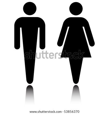 Ladies Toilet Icons