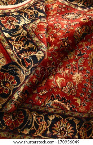 Woolen carpet of handwork