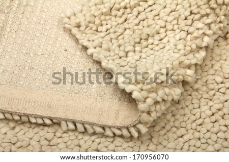 Shaggy Woolen Carpet Of Handwork