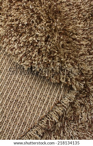 Beautiful soft shaggy carpet of modern design