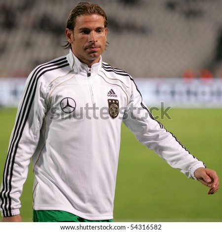 BUDAPEST, HUNGARY - MAY 29: Tim Wiese at friendly football match Hungary vs. Germany May 29, 2010 in Budapest, Hungary