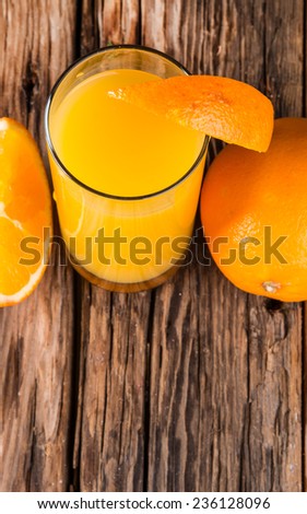 Fresh juice, mix fruits, orange drink
