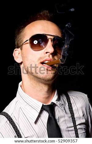 Smoking Cigar Image