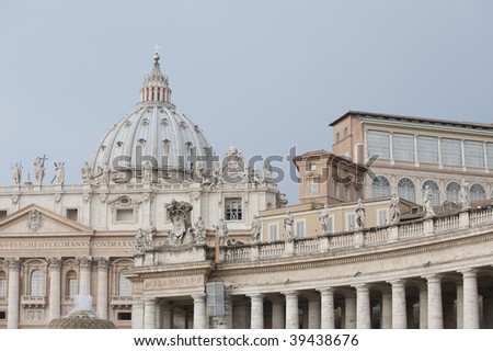 St Peter\'s Square, Vatican City, Rome, Italy