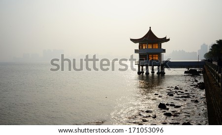 Chinese seaside city - Zhuhai, Guang Dong China PRC