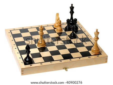 chessboard with pieces