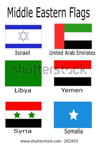 flags libya