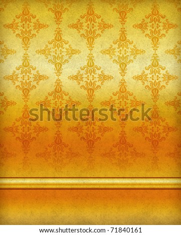 gold wallpaper. photo : Old gold wallpaper