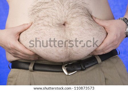 Stomach Of An Obese Man