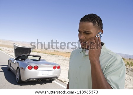 Man Having Car Trouble