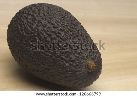 Closeup of avocado fruit on surface