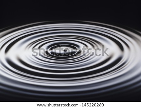 Ripples on Water radiating from centre