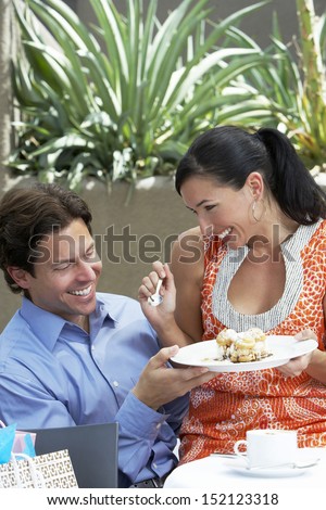 Couple Sharing a Meal