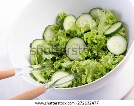 Close up of salad in bowl
