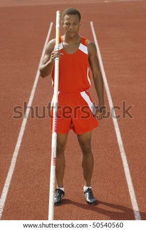 Athlete Running Track