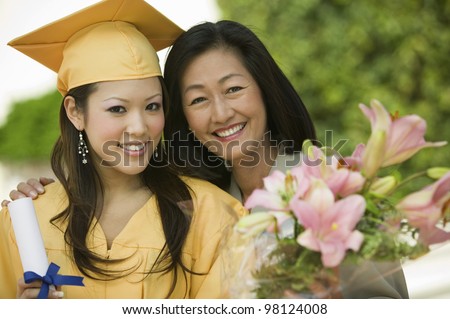 Mother and Daughter at Graduation