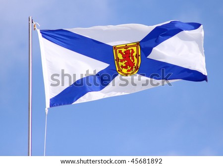 stock photo : Nova Scotia Flag
