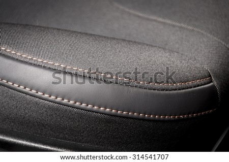 Car seating stitch
