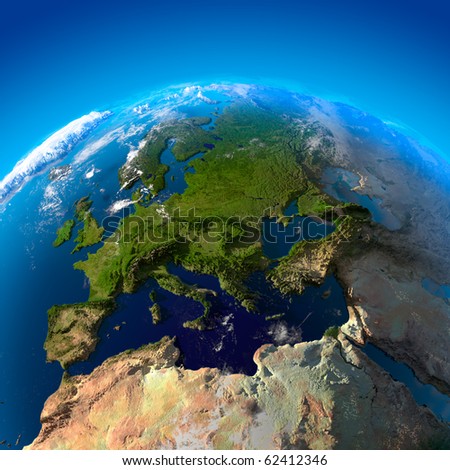Beautiful Earth - Europe from space