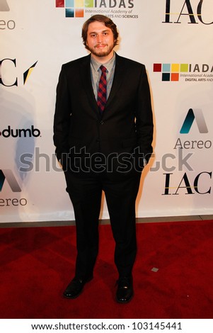 NEW YORK-MAY 17: Streeter Seidell of MTV\'s College Humor attends the IAC And Aereo Official Internet Week New York HQ Closing Party at IAC HQ on May 17, 2012 in New York City.