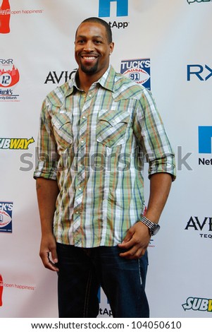 NEW YORK-MAY 31: New York Giants player Michael Boley attends the 4th annual TuckÃ¢Â?Â?s Celebrity Billiards Tournament at Slate on May 31, 2012 in New York City.