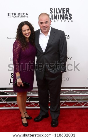 NEW YORK-NOV 12: Writer Matthew Quick and guest attend the premiere of 
