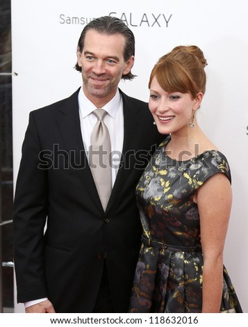 NEW YORK-NOV 12: Actress Brea Bee and guest attend the premiere of 