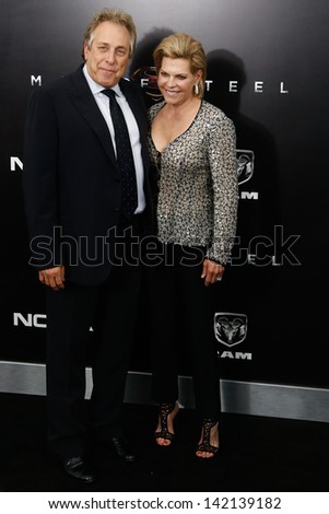 NEW YORK-JUNE 10: Producer Charles Roven and wife Stephanie Haymes Roven attend the world premiere of \