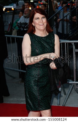 NEW YORK-SEP 18: Actress Kate Flannery attends the Ferrari & The Cinema Society screening of \'Rush\' at Chelsea Clearview Cinema on September 18, 2013 in New York City.