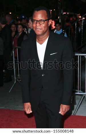 NEW YORK-SEP 18: Writer Geoffrey Fletcher attends the Ferrari & The Cinema Society screening of 'Rush' at Chelsea Clearview Cinema on September 18, 2013 in New York City.