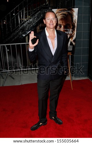 NEW YORK-SEP 18: Fashion expert Carson Kressley attends the Ferrari & The Cinema Society screening of \'Rush\' at Chelsea Clearview Cinema on September 18, 2013 in New York City.