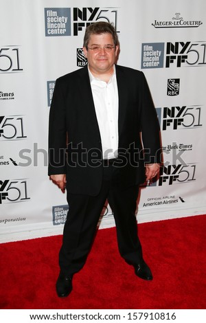 NEW YORK-OCT 5: Actor Patton Oswalt attends \'The Secret Life Of Walter Mitty\' premiere at the 51st New York Film Festival at Alice Tully Hall at Lincoln Center on October 5, 2013 in New York City.