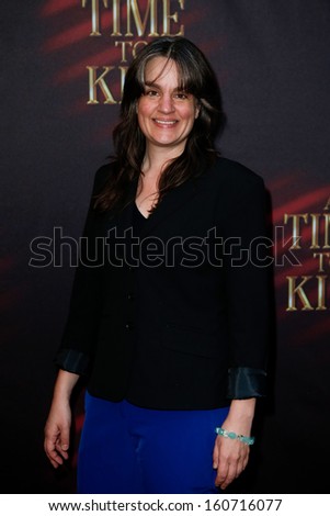 NEW YORK- OCT 20: Theater director Pam MacKinnon attends the Broadway opening night of \'A Time To Kill\' at The Golden Theatre on October 20, 2013 in New York City.