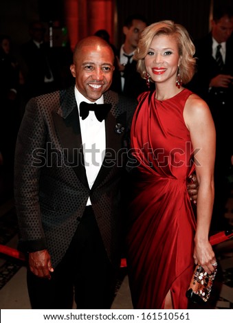 NEW YORK-SEP 17: Record executive Kevin Liles (L) and Erika attend the 14th annual New Yorkers For Children Fall Gala at Cipriani 42nd Street on September 17, 2013 in New York City