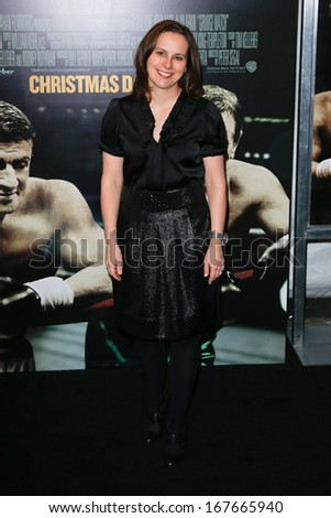 NEW YORK-DEC 16: TriBeCa Film Institute executive director Beth Janson attends the premiere of \