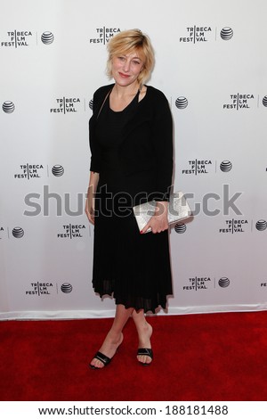 NEW YORK-APR 18: Actress Valeria Bruni Tedeschi attends the \