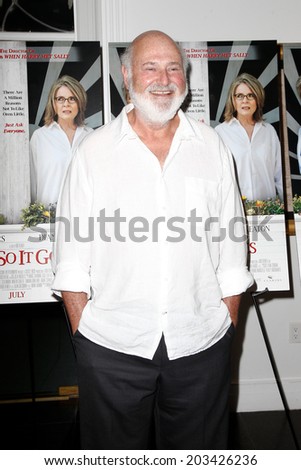 EAST HAMPTON, NEW YORK-JULY 6: Director Rob Reiner attends the premiere of \
