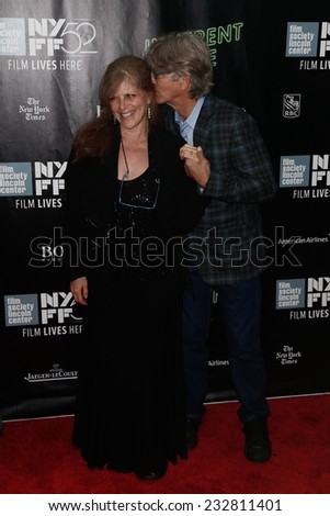 NEW YORK-OCT 4: Actor Eric Roberts (R) and wife Eliza Roberts attend the \'Inherent Vice\' world premiere at the 52nd New York Film Festival at Alice Tully Hall on October 4, 2014 in New York City.