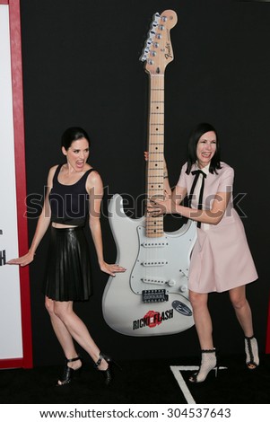NEW YORK-AUG 3: Actors K.K. Glick (L) and Jill Kargman attend the 'Ricki And The Flash' New York premiere at AMC Lincoln Square Theater on August 3, 2015 in New York City.
