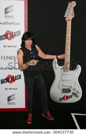 NEW YORK-AUG 3: Musician Marky Ramone attends the 'Ricki And The Flash' New York premiere at AMC Lincoln Square Theater on August 3, 2015 in New York City.
