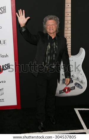 NEW YORK-AUG 3: Musician Joe Vitale attends the 'Ricki And The Flash' New York premiere at AMC Lincoln Square Theater on August 3, 2015 in New York City.