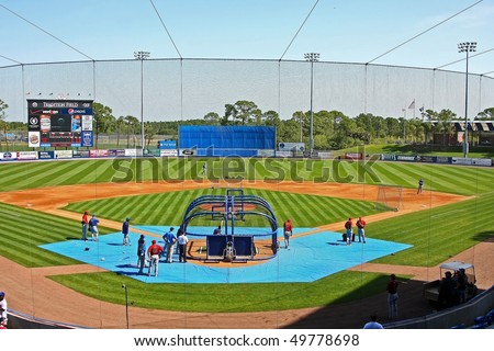PORT ST. LUCIE, FLORIDA - MARCH 24: Formerly known as Tradition Field, the ballpark announced its new name will be Digital Domain Park on March 24, 2010 in Port St. Lucie, Fla.