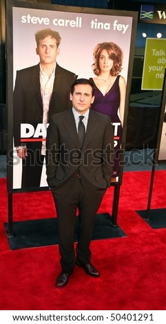 NEW YORK - APRIL 6: Actor Steve Carrell arrives on the red carpet for the premiere of \