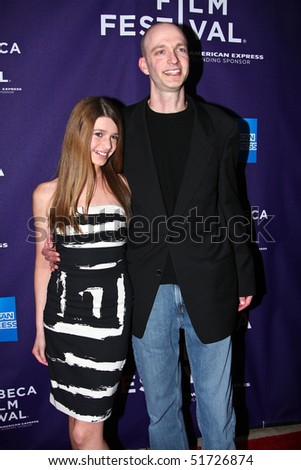 NEW YORK - APRIL 24: Rounder Records head John Virant and daughter Zoe attend \