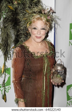 NEW YORK - OCTOBER 29: Bette Midler attends the 15th Annual Bette Midler's New York Restoration Project's Hulaween at the Waldorf-Astoria Hotel on October 29, 2010 in New York City.